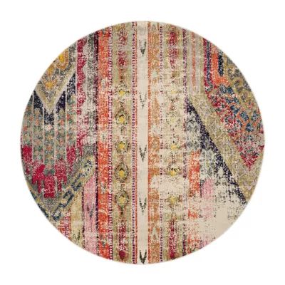 Safavieh Monaco Collection Cedric Abstract Round Area Rug