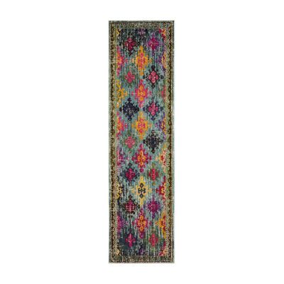 Safavieh Monaco Collection Flint Geometric RunnerRug