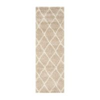 Safavieh Montreal Shag Collection Doriane Geometric Runner Rug