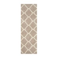 Safavieh Montreal Shag Collection Grover Geometric Runner Rug