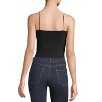 Arizona-Juniors Womens Cropped Bungee Cami