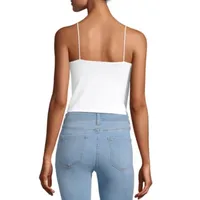 Arizona-Juniors Womens Cropped Bungee Cami