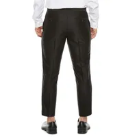 J. Ferrar Crop Ankle Mens Slim Fit Tuxedo Pants