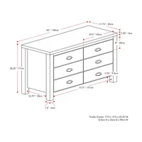 Boston 6-Drawer Dresser