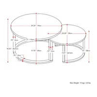 Fort Worth 2-pc. Nesting Tables