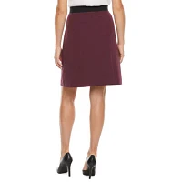 Liz Claiborne Womens Mid Rise A-Line Skirt