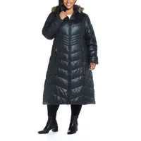 Gallery Womens Plus Removable Hood Heavyweight Puffer Jacket