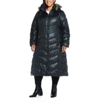 Gallery Womens Plus Removable Hood Heavyweight Puffer Jacket