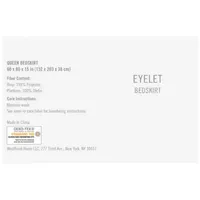 Martex Eyelet 15" Bed Skirt