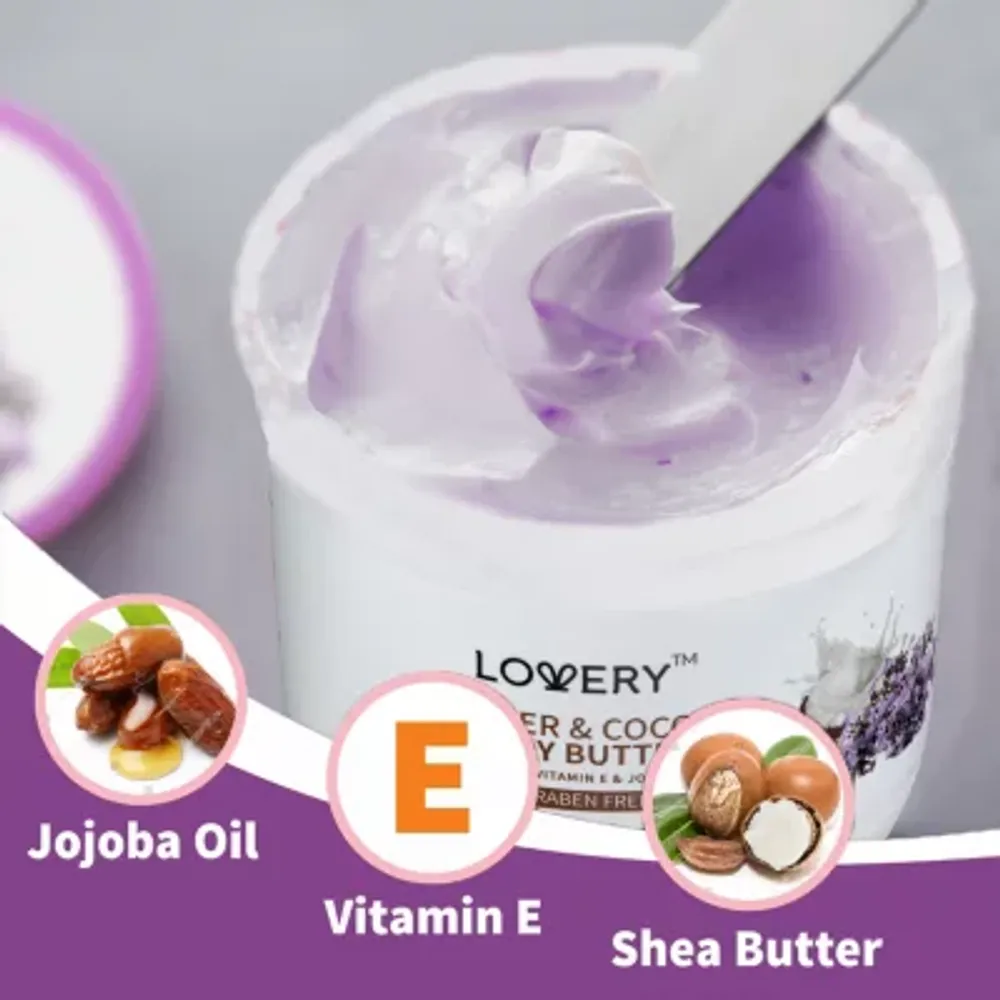 Lovery Lavender & Coconut Body Butter - 6oz ($18 Value)