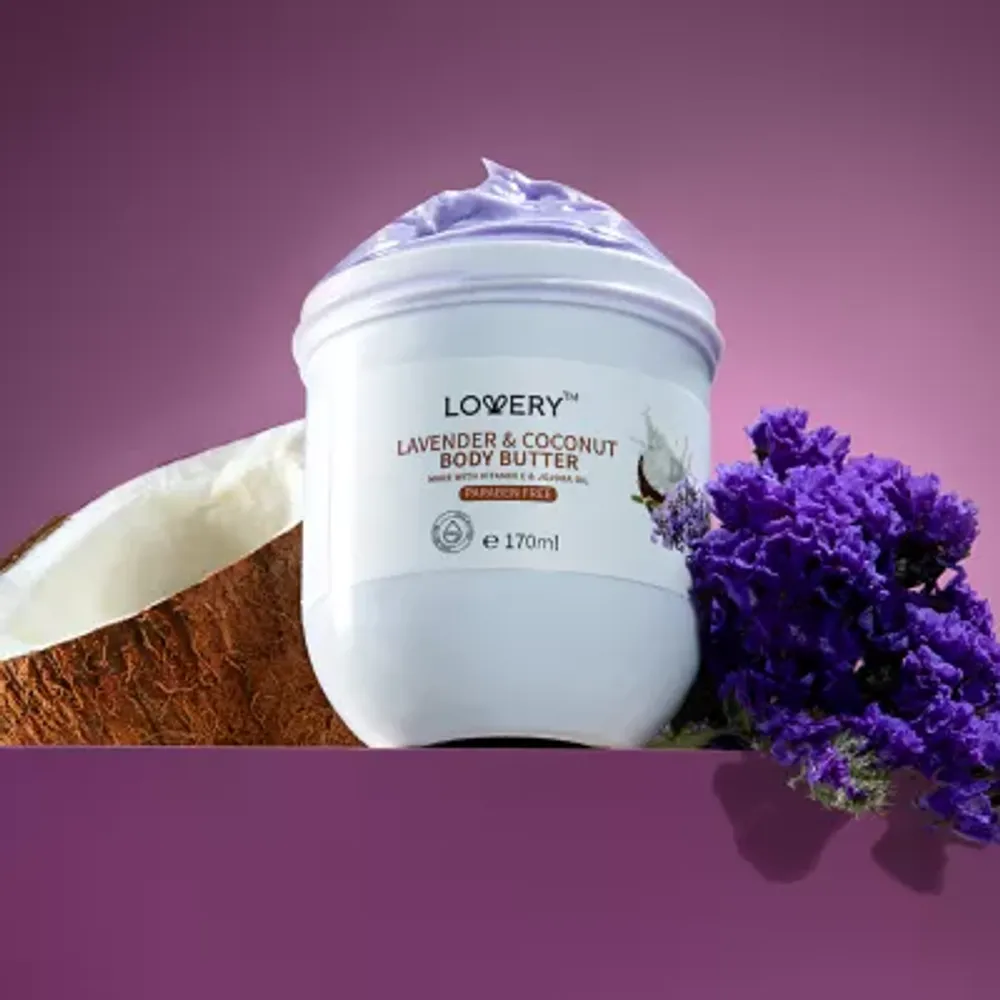 Lovery Lavender & Coconut Body Butter - 6oz ($18 Value)