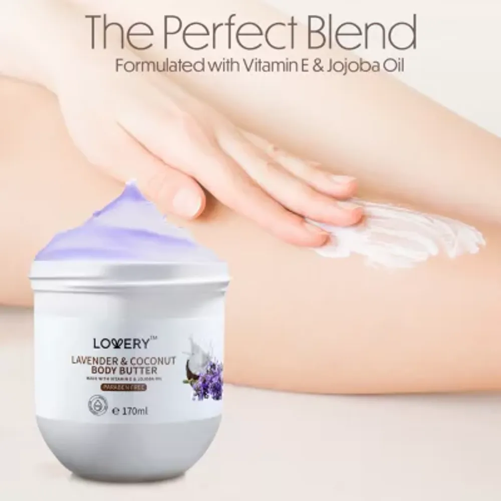 Lovery Lavender & Coconut Body Butter - 6oz ($18 Value)