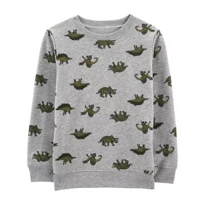 Carter's Little Boys Crew Neck Long Sleeve T-Shirt