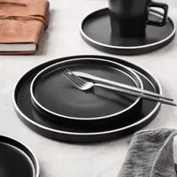 Stone + Lain Allison 32 Piece Stoneware Dinnerware Set