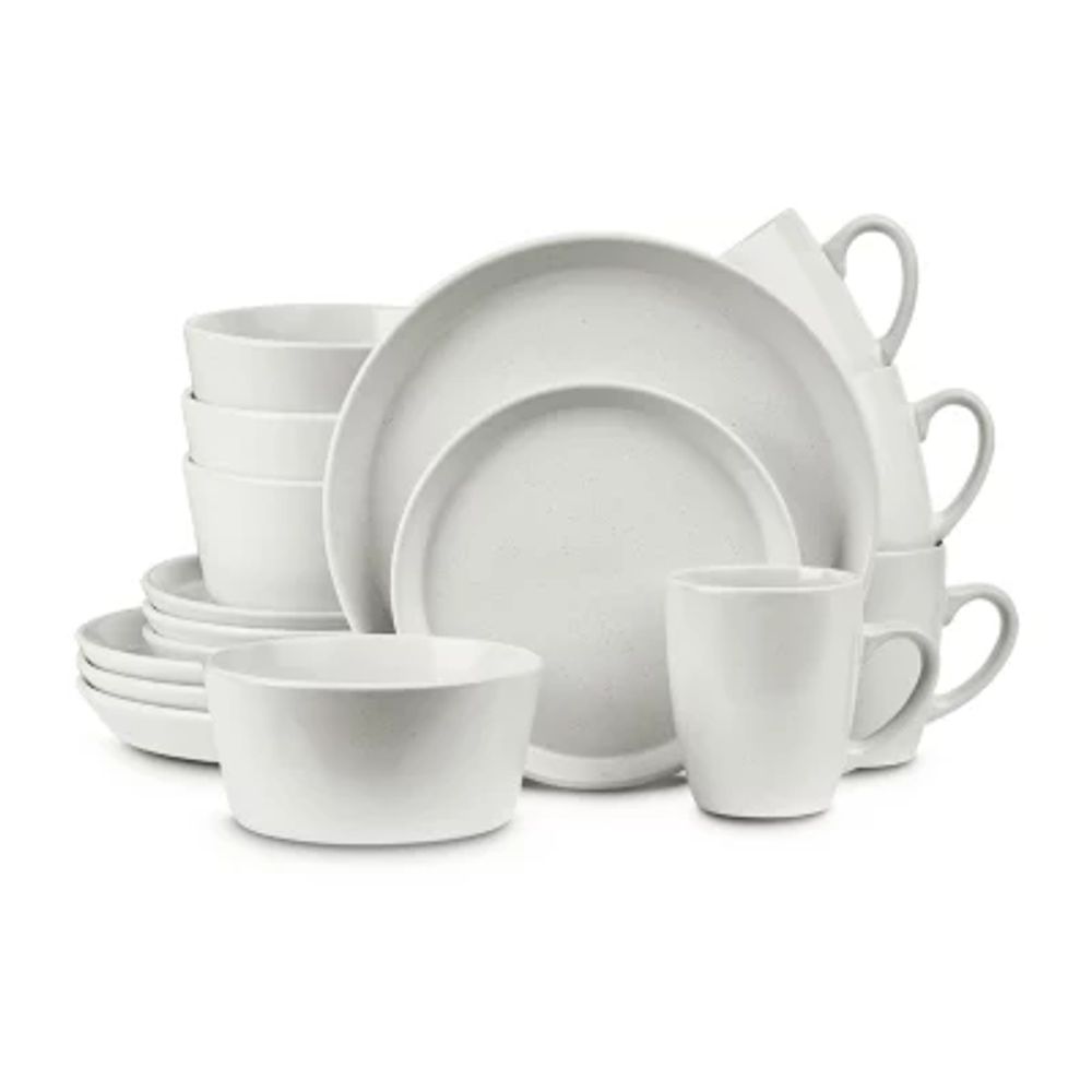 Stone + Lain Albie 16-pc. Stoneware Dinnerware Set