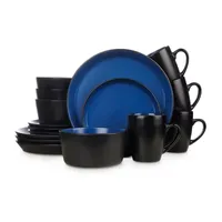 Stone + Lain Albie 16 Piece Stoneware Dinnerware Set