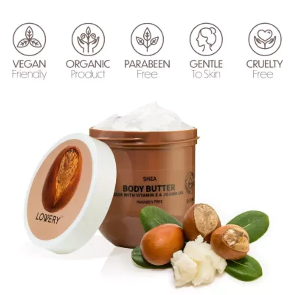 Lovery Shea Whipped Body Butter; 2 Piece ($36 Value)