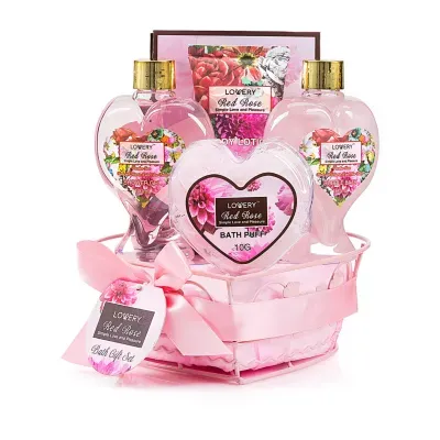 Lovery Red Rose Scent In Heart Shaped Basket ($42 Value)