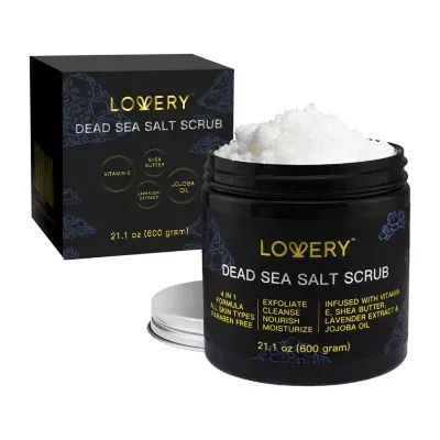 Lovery Dead Sea Salt Scrub - Exfoliating- 600g ($33 Value)