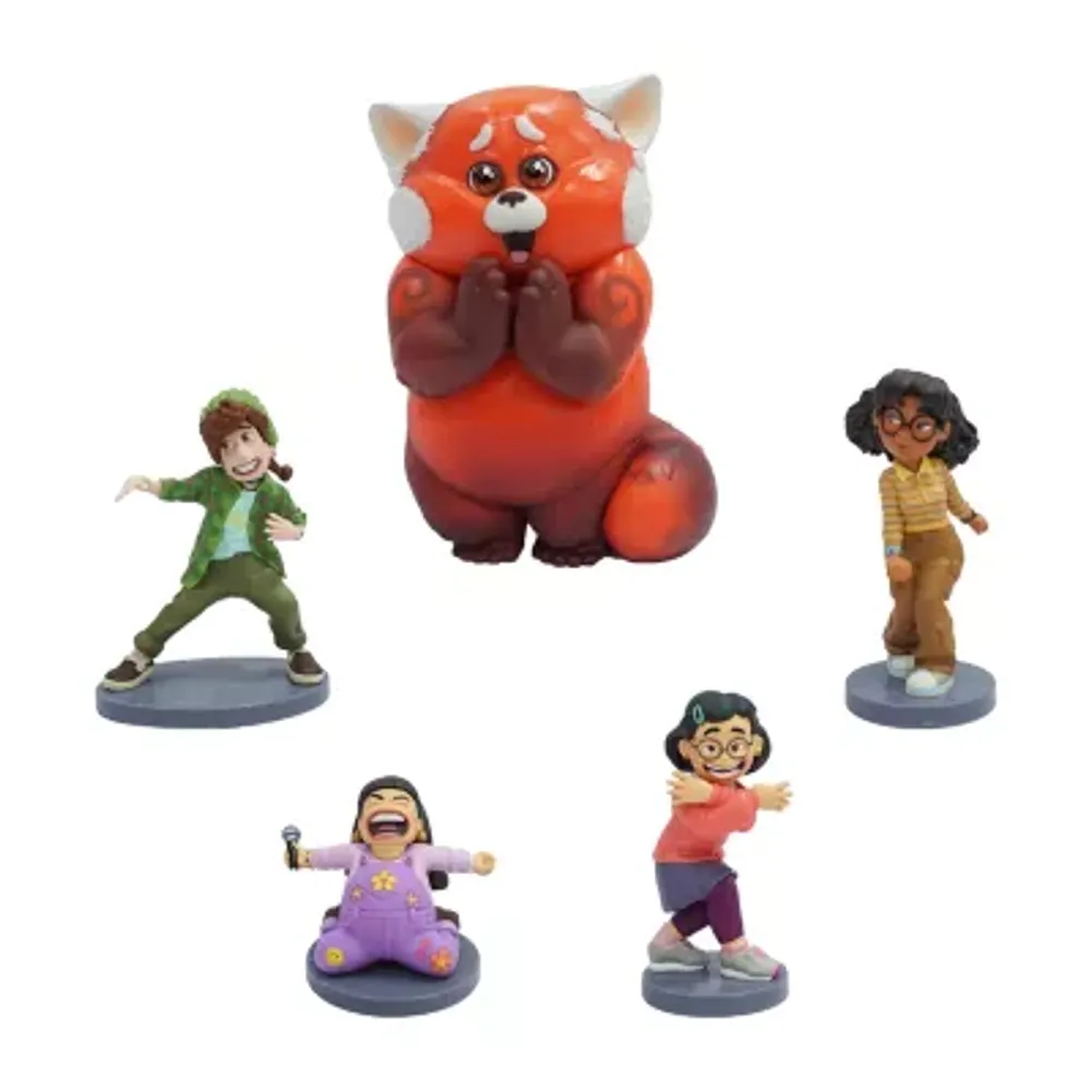 Disney Collection Turning Red 5pk Figure Set Turning Red Toy Playsets