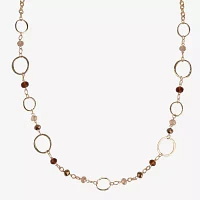 Mixit 36 Inch Link Beaded Necklace