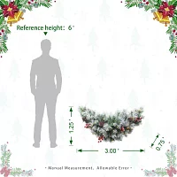 Glitzhome 3ft Pre-Lit Berries Swag