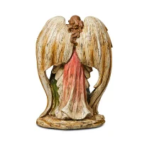 Glitzhome Resin Angel Nativity Set