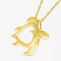 Womens 10K Gold Pendant Necklace