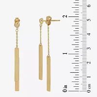 14K Gold Drop Earrings