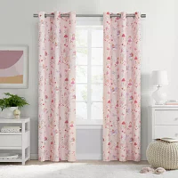 Under the Stars Kids Hayden Fairy Energy Saving 100% Blackout Grommet Top Single Curtain Panel