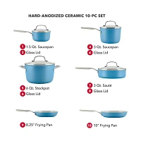 KitchenAid Ceramic 10-pc. Non-Stick Cookware Set