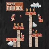 Mens Short Sleeve Super Mario Graphic T-Shirt