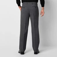 Stafford Coolmax All Season Ecomade Mens Plaid Stretch Fabric Classic Fit Flat Front Suit Pants