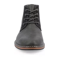 Vance Co Mens Franco Block Heel Chukka Boots