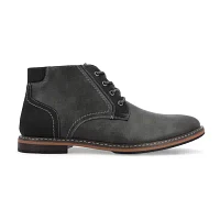 Vance Co Mens Franco Block Heel Chukka Boots