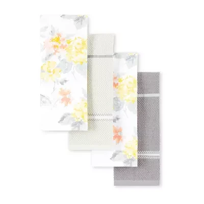 Martha Stewart Amber Floral 4-pc. Kitchen Towel Set