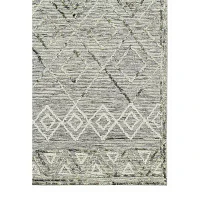 Amer Rugs Berlin Parsall Geometric Hooked Washable 5' X 8' Indoor Rectangular Area Rug