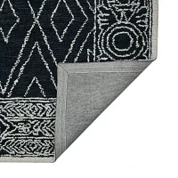 Amer Rugs Berlin Suney Geometric Hooked Washable 5' X 8' Indoor Rectangular Area Rug