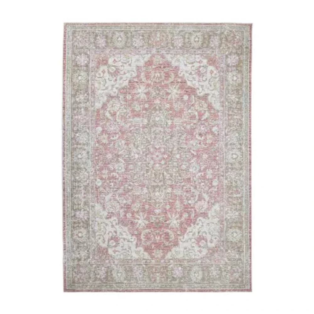 Amer Rugs Century Blythe Medallion Loomed Washable 30" X 96" Indoor Rectangular Runner