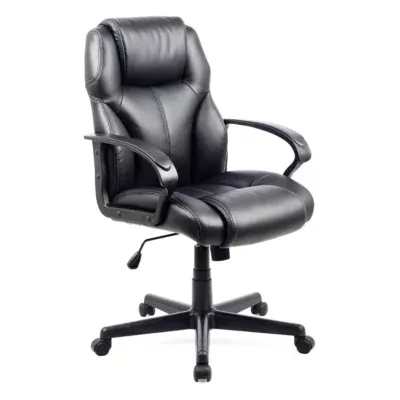 Workspace Faux-Leather Managerial Office Chair