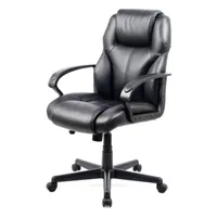 Workspace Faux-Leather Managerial Office Chair