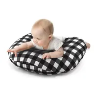 The Peanutshell Black & White Buffalo Plaid Nursing Pillows