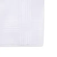 Dockers 6 Piece Set White Cotton Handkerchiefs