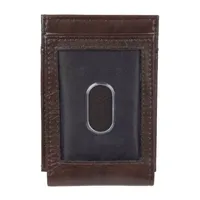 JF J.Ferrar Men's Slim Front Pocket Wallet