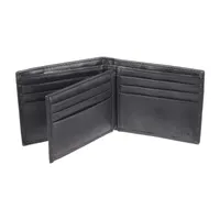 J. Ferrar Mens Extra Capacity RFID Blocking Slim Fold Wallets