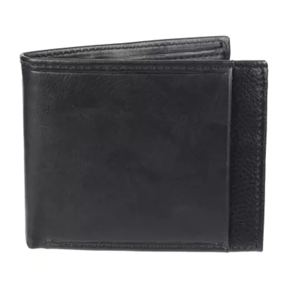 J. Ferrar Mens Extra Capacity RFID Blocking Slim Fold Wallet