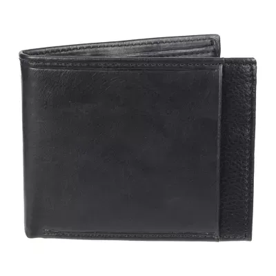 JF J.Ferrar Mens RFID Blocking Extra Capacity Slim Fold Wallet