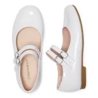 Christie & Jill Little Big Girls Dahlia Round Toe Mary Jane Shoes