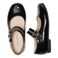 Christie & Jill Little Big Girls Dahlia Round Toe Mary Jane Shoes