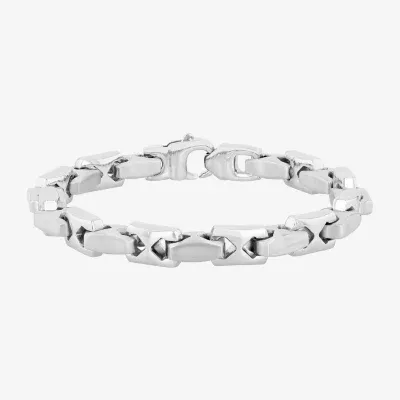 Stainless Steel Solid Link Bracelet